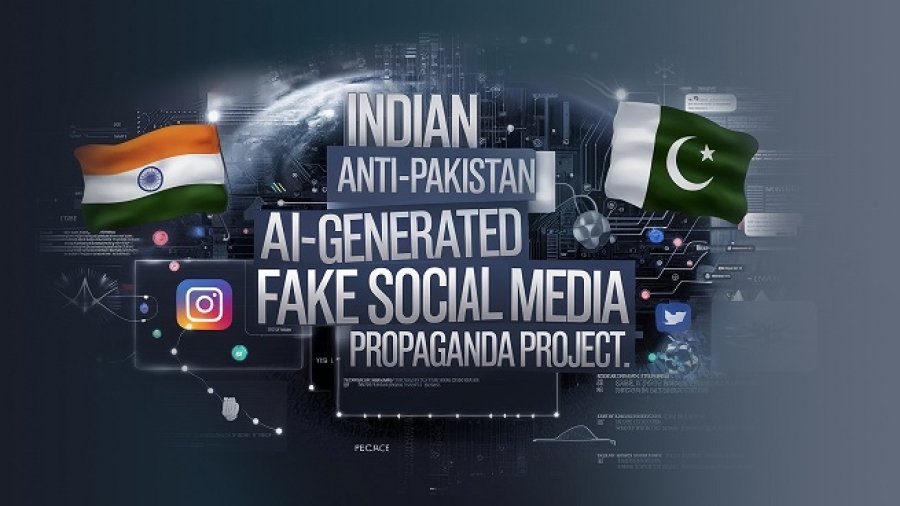 Indian Anti-Pakistan AI-Generated Fake Social Media Propaganda