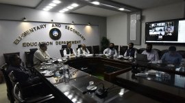 KP Education Minister Tarakai Reviews Exam Reforms, Praises Matric Transparency