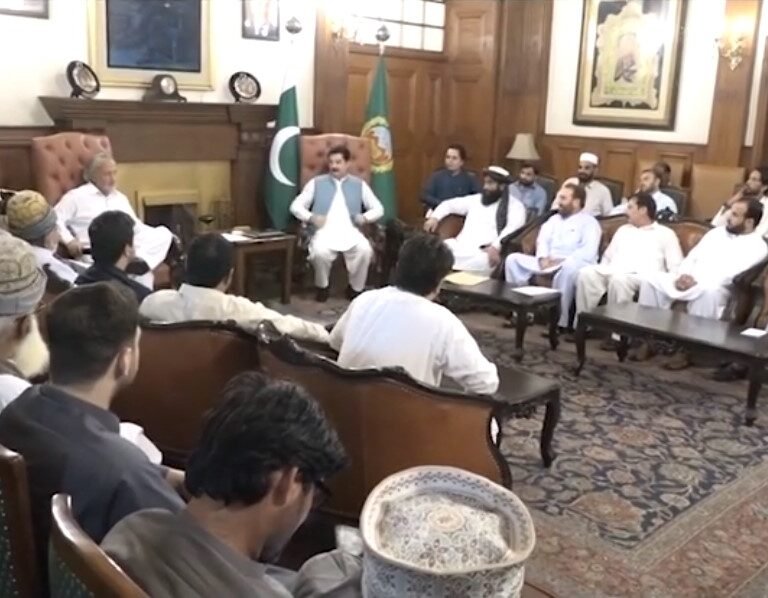 Tribal Jirga Meets Governor KP
