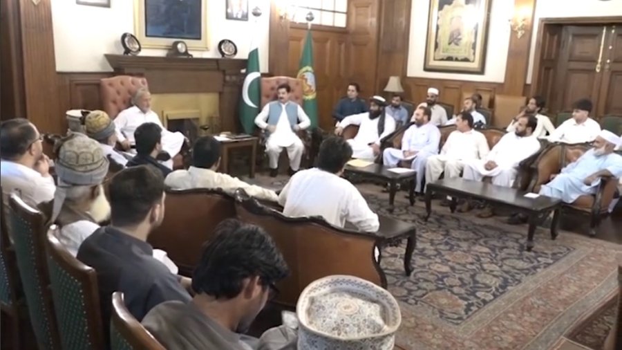 Tribal Jirga Meets Governor KP