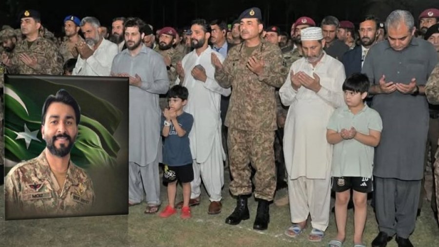 Funeral of Shaheed Major Moiz Abbas