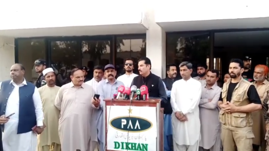 Governor Faisal Kareem Kundi Visited DI Khan Airport