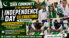 Sikh Community Celebration of Independence Day in Peshawar