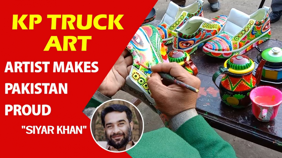 KP Truck Art: Artist makes Pakistan Proud