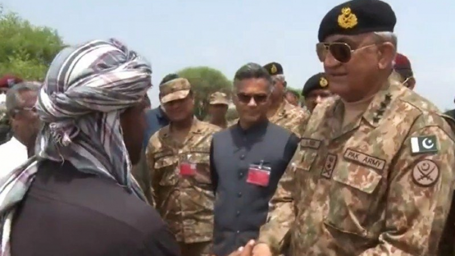 COAS visit to flood affectees in swat