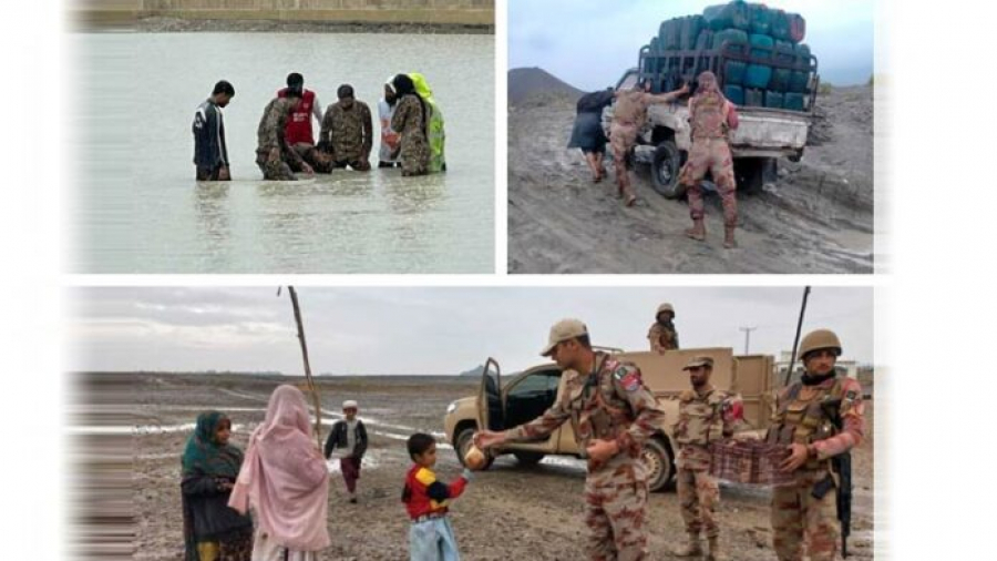 Pak Army Rescuing the Nation