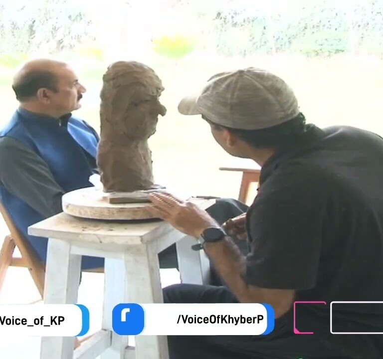 Arbab Hashim artist and sculptures of KPK