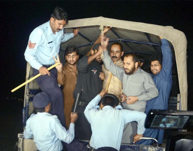PTI workers arrested