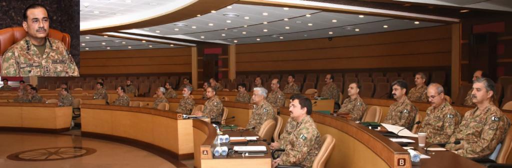 army chief Gen Asim Munir CCC at GHQ 2023