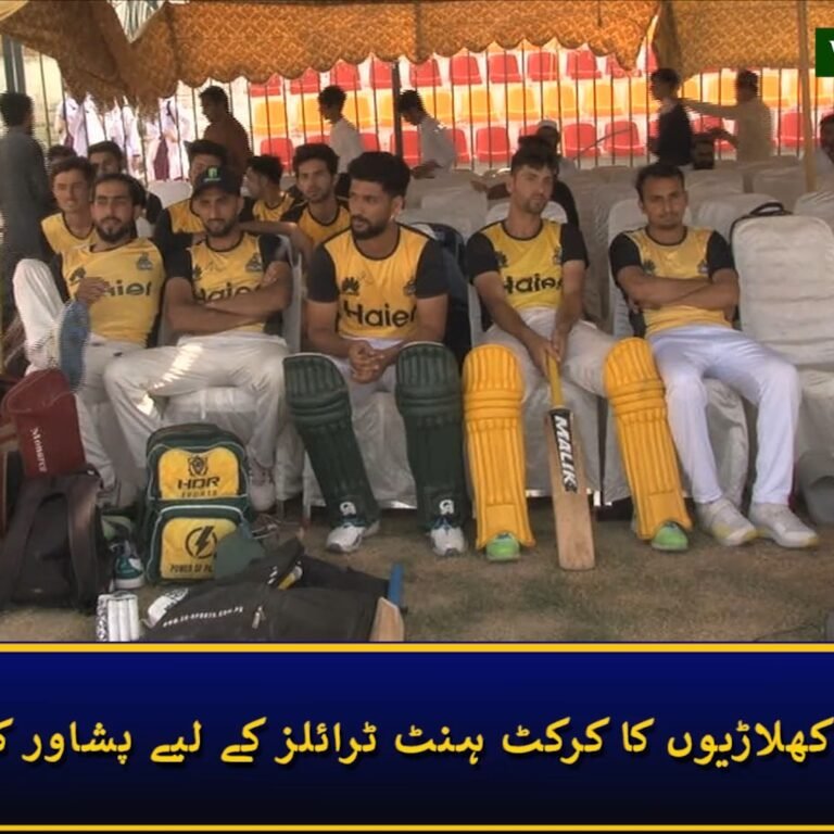cricket talent hunt in peshawar