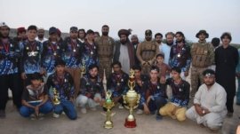 Cricket tournament held in Kalamfoot area of Mir Ali tehsil of North Waziristan
