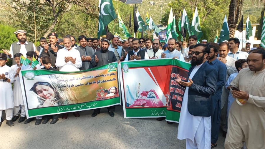 Kashmir Black Day rallies in Hangu and Orakzai