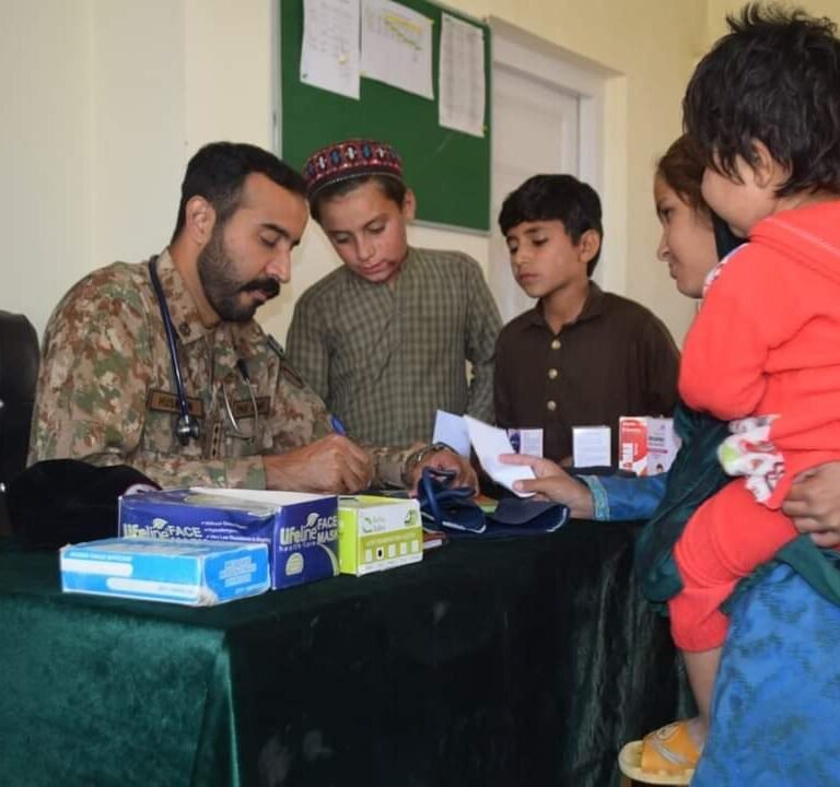 Free medical and dental camp held at Boya Civil Hospital in North Waziristan.