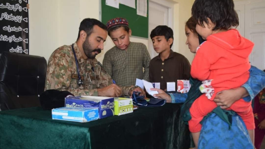 Free medical and dental camp held at Boya Civil Hospital in North Waziristan.