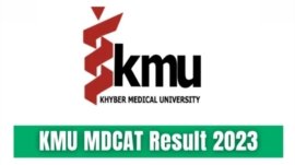 Khyber Medical University has declared MD CAT test results