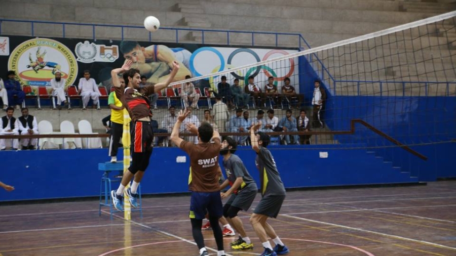 Peshawar region trials completed for inter-regional volleyball tournament