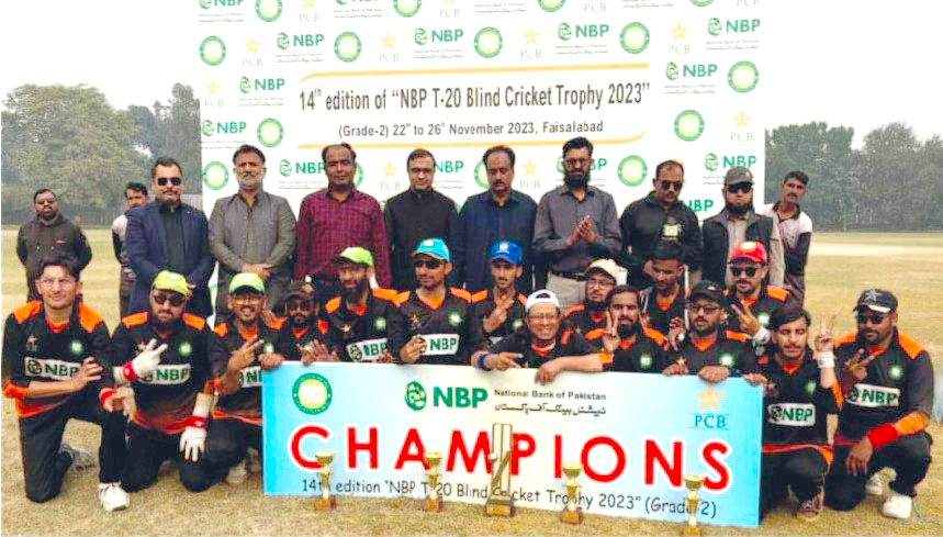 Abbottabad Blind Cricket Team won the 14th edition of National Bank of Pakistan T20 Trophy 2023.