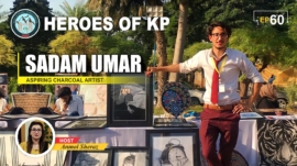 Heroes of KP | Sadam Umar (Aspiring Charcoal Artist)
