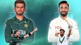 Shan Masood test and Shaheen Shah Afridi t20 captain