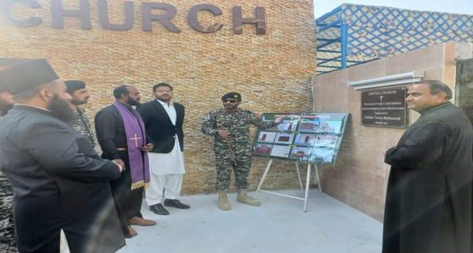 Inauguration of the resettlement of the church in Ghalnai