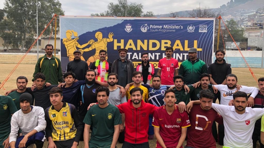 Prime Minister's Youth Talent Hunt Program, Abbottabad Handball trials concluded