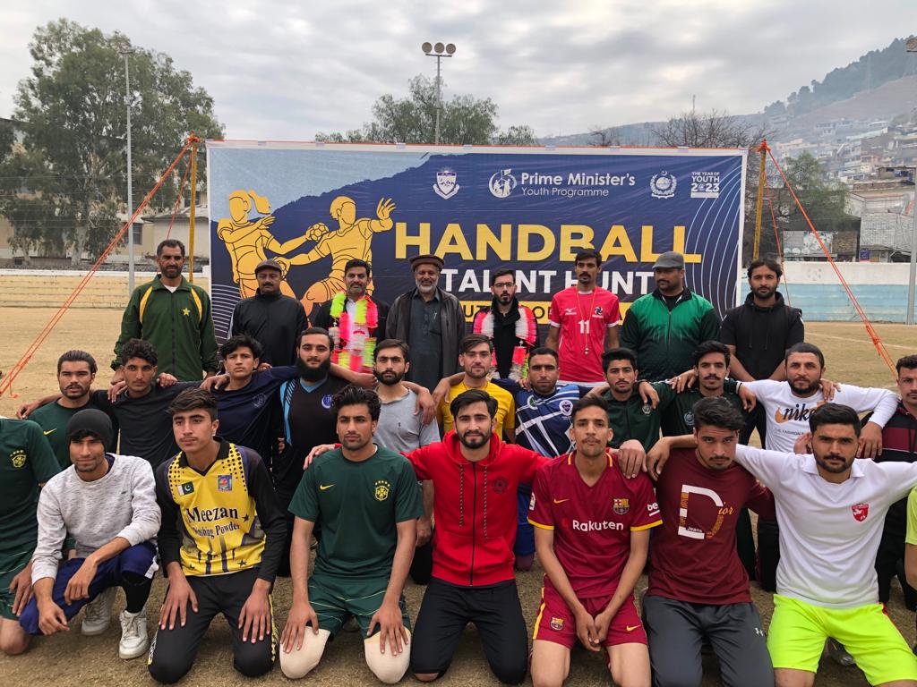 Prime Minister's Youth Talent Hunt Program, Abbottabad Handball trials concluded