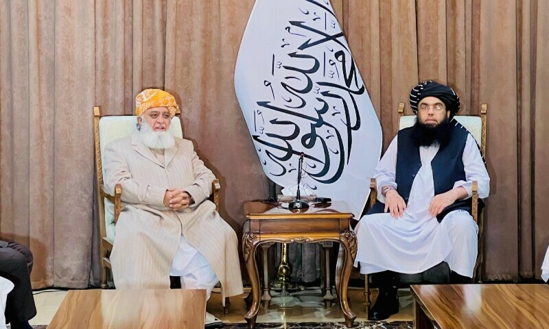 Maulana Fazlur Rahman met with Taliban officials, discussed economic and security issues