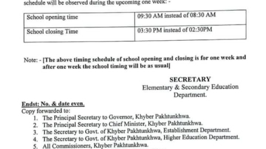 Extension of public and private primary school holidays