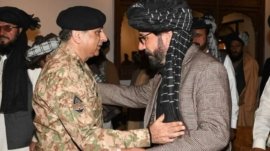 A meeting of Atmanzai tribal elders of North Waziristan with Corps Commander Peshawar