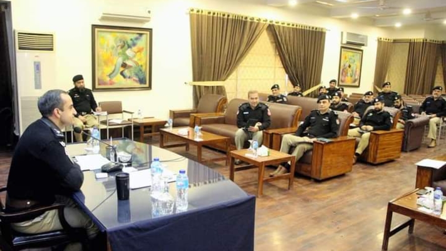 SSP Operations Kashif Aftab Abbasi chaired a meeting with police officers