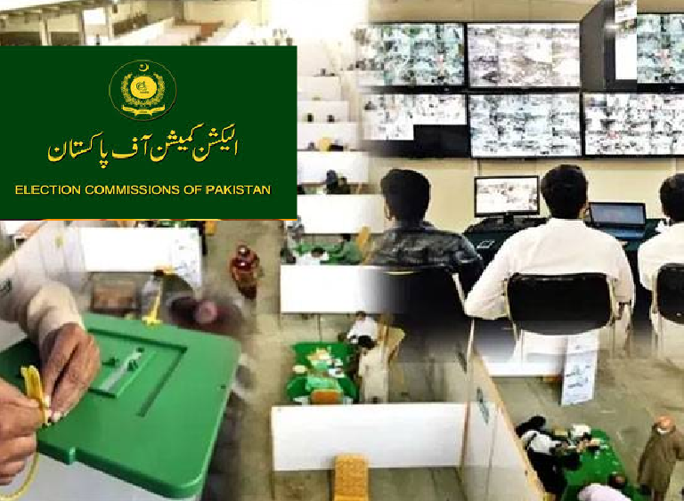 A central control room named Election Workspace has been established in Khyber Pakhtunkhwa