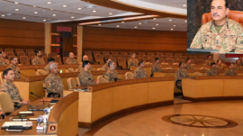 Conducting the 262nd Corps Commanders Conference by Chief of Army Staff General Asim Munir