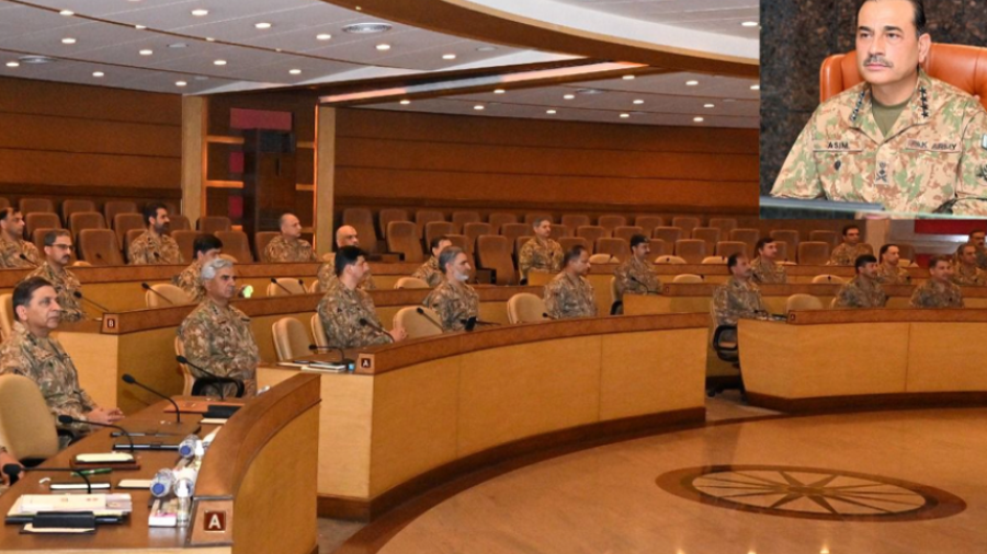 Conducting the 262nd Corps Commanders Conference by Chief of Army Staff General Asim Munir