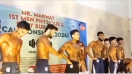 For the first time in the history of Lucky Marwat, bodybuilding competitions were held