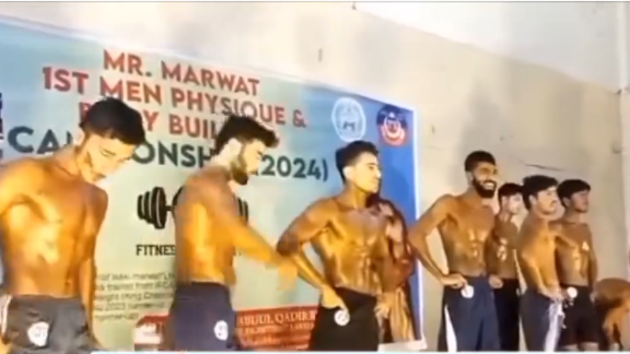 For the first time in the history of Lucky Marwat, bodybuilding competitions were held