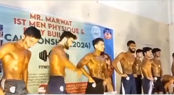 For the first time in the history of Lucky Marwat, bodybuilding competitions were held