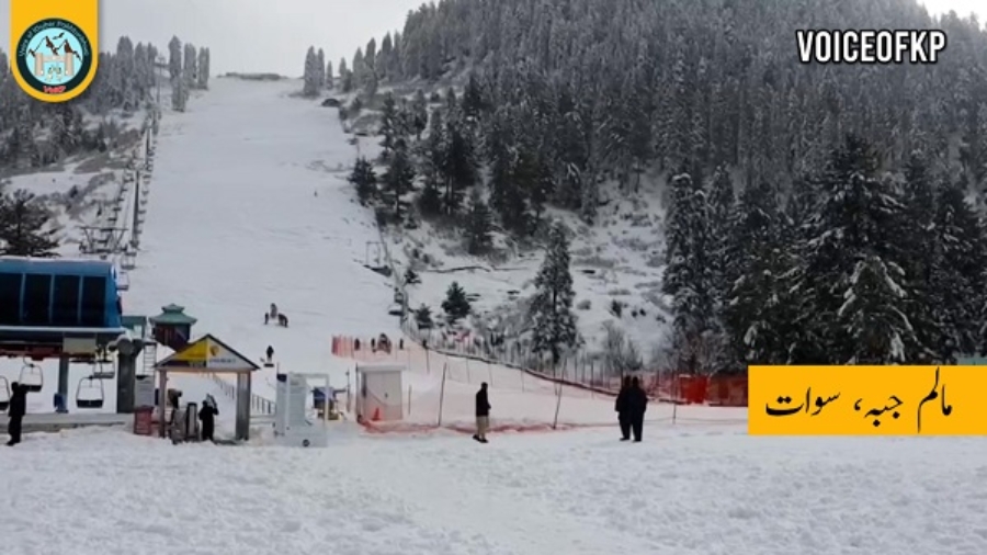 swat malam jabba snowfall