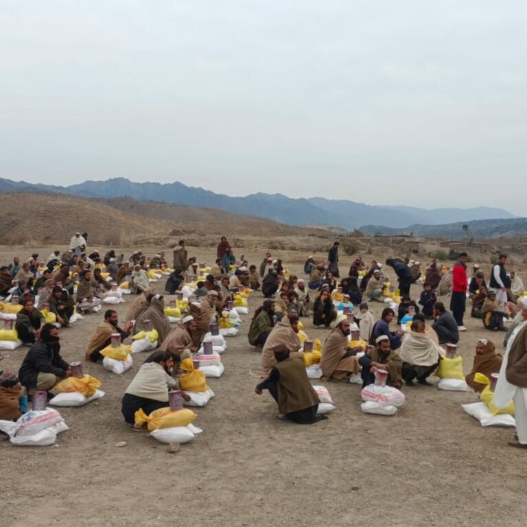 Khammat Khalq Welfare Society: Ramadan package distributed to 160 families of Upper Bara