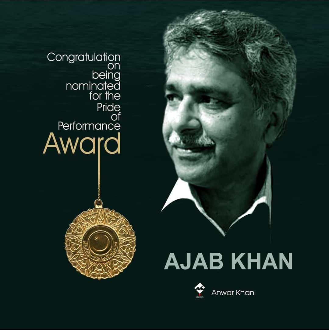 Ajab Khan, nominated for the highest presidential civilian award for meritorious performance