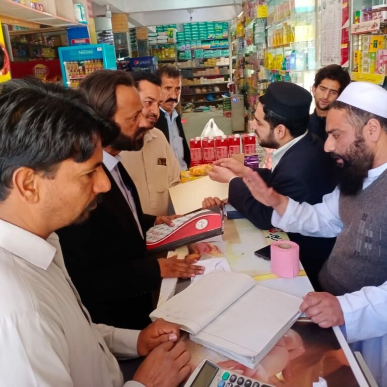 Food department's operation against wholesalers in Abbottabad