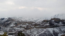 Snowfall continued in Khyber Lindikotal district since last night