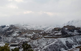 Snowfall continued in Khyber Lindikotal district since last night