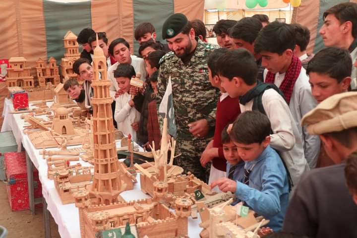 A beautiful exhibition of Pashtun art and culture was organized in Bajaur with the support of security forces