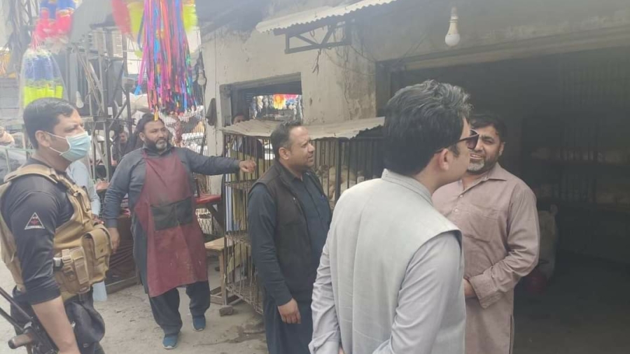 Inspection of various markets by Additional Assistant Commissioner Catling