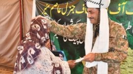 Army Chief General Syed Asim Munir visited Awaran district of Balochistan