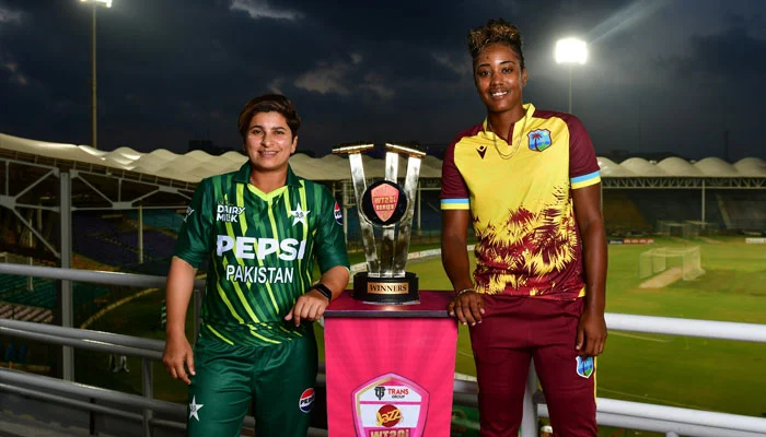 The T20 series between the women's teams of Pakistan and West Indies starts today