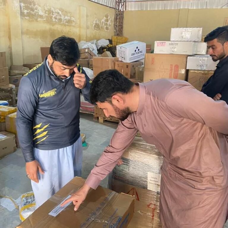 large consignment of fake medicines was seized from a courier company