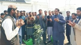 Inauguration of Monsoon Plantation Campaign at Agricultural University, Dera Ismail Khan