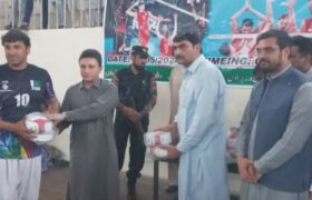 Inauguration of Volleyball Tournament at Bannu Sports Complex