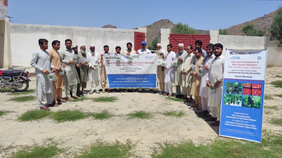 District Mohmand: Organized training workshop for landlords in Ghazi Beg